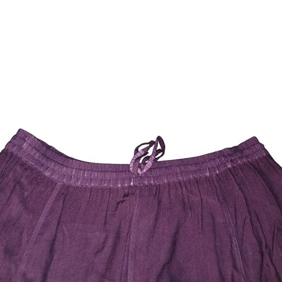 Encounter Free Size Purple Velvet Detail Floral Embroidery Twin Set Two Piece - Picture 10 of 13